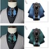 FYBownot Sparkly Bowtie, Unisex, Uniform Ribbon, Ribbon Tie, Pin +
