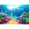 LFEEY 7x5ft Under The Sea Backdrop for Photography Baby Shower