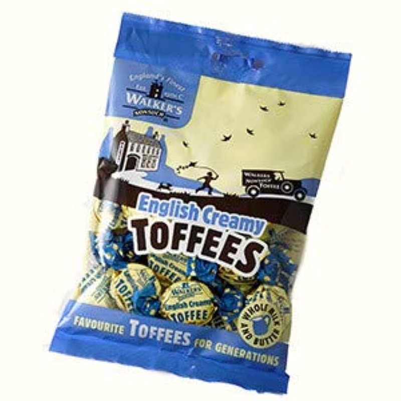 Walkers' Nonsuch English Creamy Toffees | with Whole Milk &