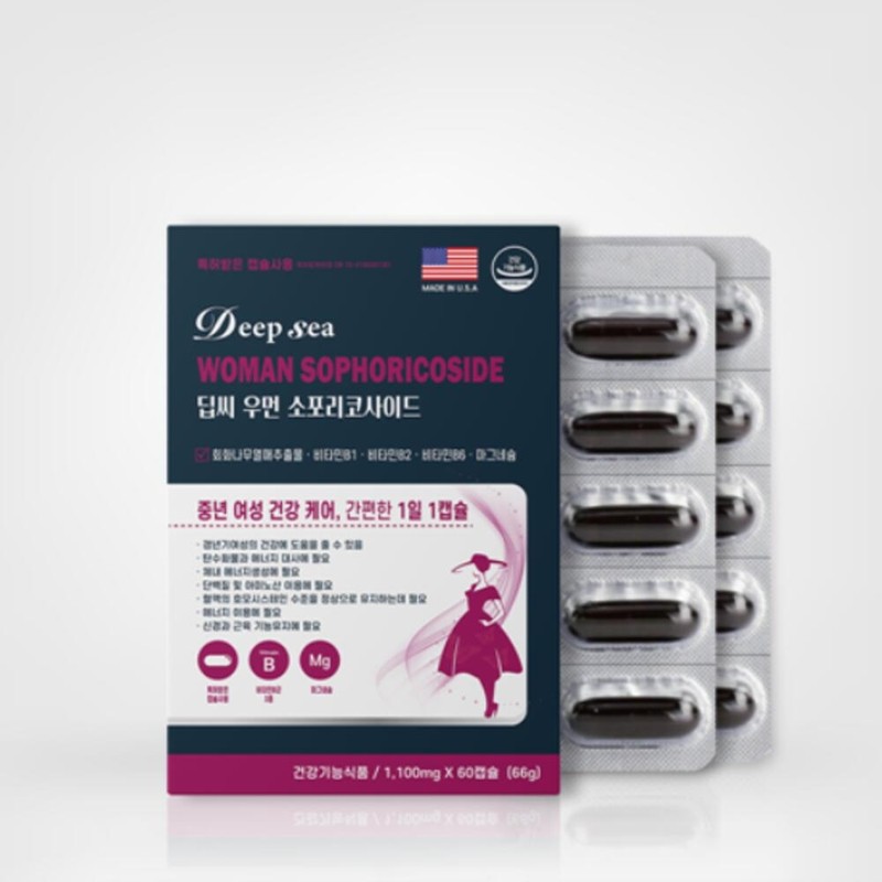 Sophoricoside, locust tree fruit extract, menopausal women / 소포리코사이드 회화나무열매추출물