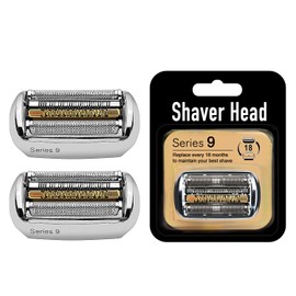2Packs Series 9 92S Electric Replacement Shaver Head Accessories Compatible with Braun Series 9 Electric Razors 9290cc, 9291cc, 9370cc, 9293s, 9385cc, 9390cc, 9330s, 9296cc (Upgraded ver.)