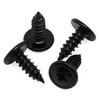 #10 x 1/2" Black Modified Wafer Truss Head Wood Screws,