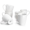 Sweese Porcelain Coffee Mugs - 16 Ounce - Set of