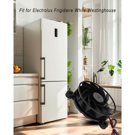 HUQUZN Refrigerator Freezer Fan Motor Fit for Electrolux Frigidaire White-Westinghouse Replace 5304523741 4960926 AP6983831 PS12746805 EAP12746805, 12V DC 0.24A