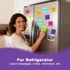 Reusable Magnetic Sticky Notes – 30 Pack 3x3 Dry Erase