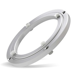 Pisman Heavy Duty 8"/202mm Aluminium Alloy Turntable Bearing-Extra Thick Lazy Susan Swivel Turntable for Dining Table,360° Smooth Rotation, Max Load 500lbs-Rustproof&Non-Slip Base for Round Tables