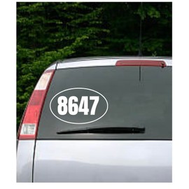 8647 7" White Decal Sticker. Stop Impeach Resist Bumper Election Good for Cars, Trucks, laptops, lockers etc