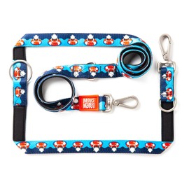 Max & Molly Frenzy The Shark/S Multifunctional Dog Lead 2 m with 2 Carabiners, Padded, Safe and Flexible, Comfort for Your Faithful Companion