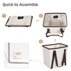 STORAGE MANIAC Collapsible Laundry Caddy, 128L (34 Gal) Large Collapsible