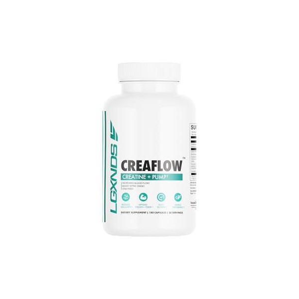 LGXNDS LGXNDS Creaflow Creatine Pump Capsules - Stim Free Formula,