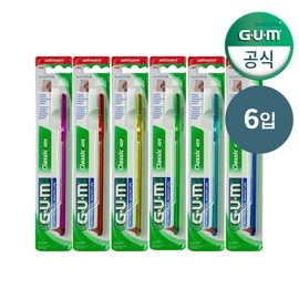 GUM Dental General Dome Trim Toothbrush (Medium Bristle) 409 6-Pack / GUM 검 치과 일반 돔트림 칫솔 (중간모) 409 6개입