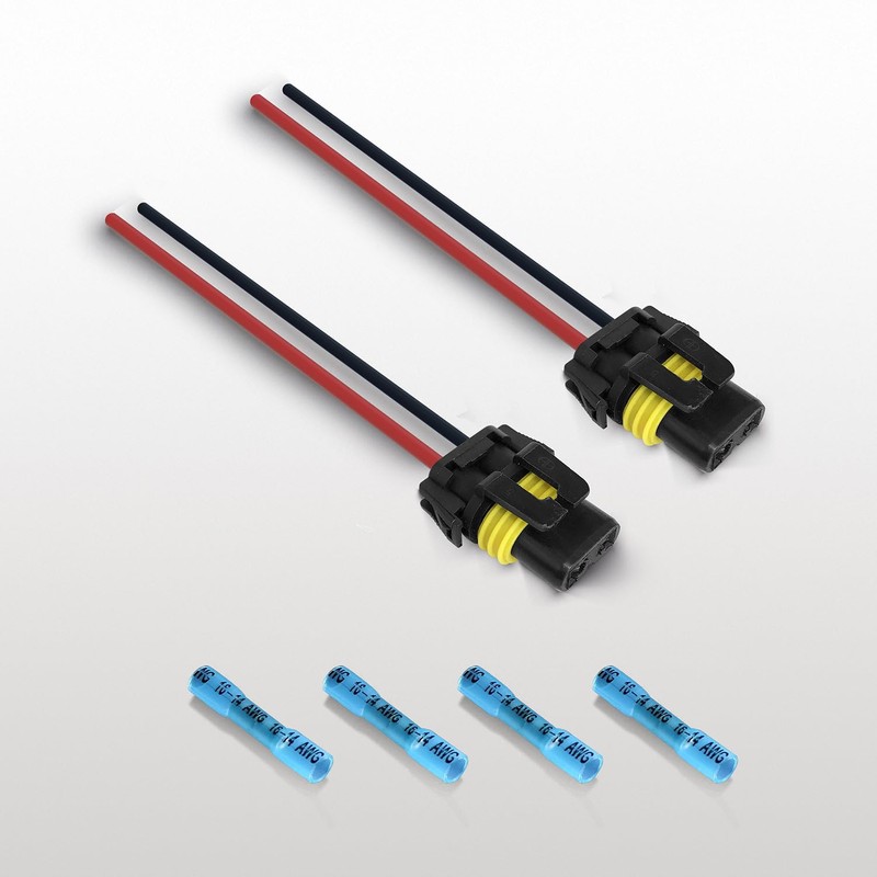 9005 9006 hembra adaptador arnés de cableado enchufes para faros