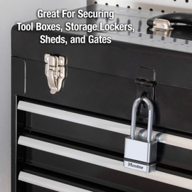 Master Lock M530XQLH Magnum Solid Steel Keyed Alike Padlocks, 1-3/4 in. Wide, 4 Pack Keyed-Alike