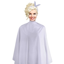 Cricket But First, Serotonin Haircutting Cape for Professional Salon Barbershop Cape for Clients, Adjustable Neck Closure, Lavender