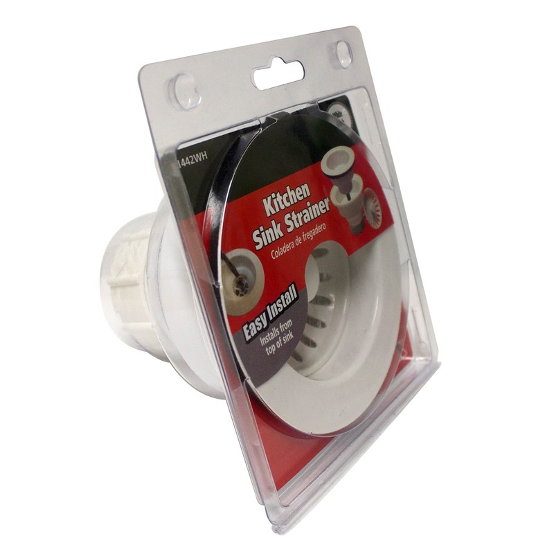 Plumb Pak Deep Cup Plastic Sink Strainer with Fixed Post