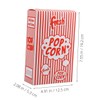 iplusmile 25pcs Striped Popcorn Boxes Paper Snack Treat Containers for