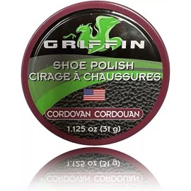 Griffin Leather Shoe Polish Cordovan 1.125 oz Shoe Shine, Polish, Restore