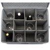 MOJECTO Extra Large Tall Hard Stemware Storage Box (20x15.5x13.2 In).