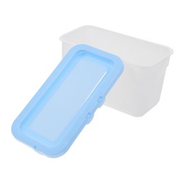FRCOLOR Box Laundry Pod Box Laundry Desktop Stand Laundry Pod Storage Scent Beads Container Laundry Pod Holder Sensory Bin Laundry Pod Organizer Laundry Container Pp Blue