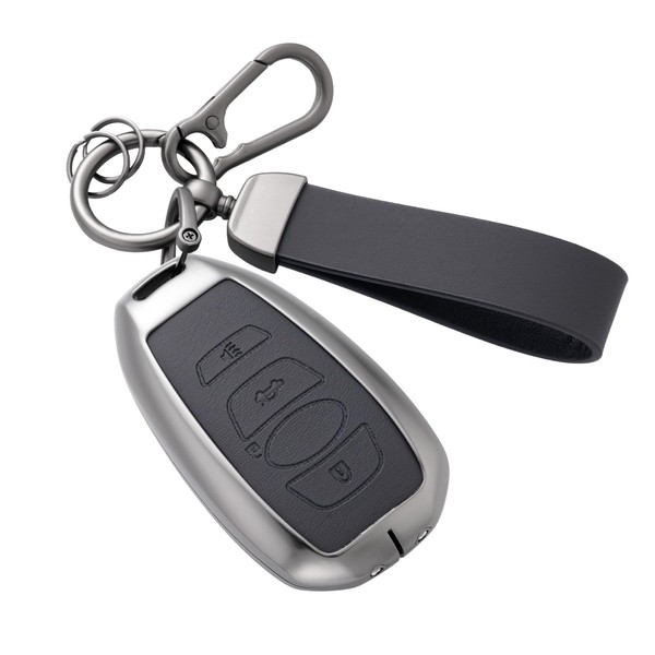 Qunzes Key Fob Cover with Heavy-Duty Keychain for Subaru BRZ