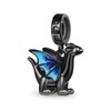 GNOCE Little Black Dragon Pendant Charm Sterling Silver Dragon Dangle