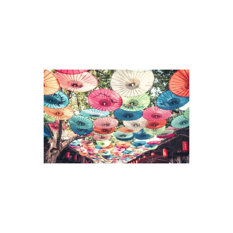 Ravensburger 13307 Rompecabezas 200 Piezas Adultos: Umbrellas, Multicolor