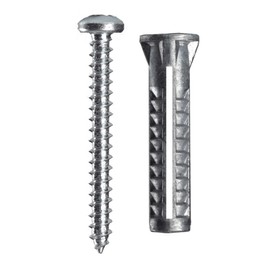 COBRA 211S Anchor, #6 to 8 Dia, 1 in L, 54 lb, Lead Alloy - Pack of 5