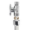 Plumb Pak PP2887EZ 1/2" Comp x 3/8" O.D. Quarter Turn