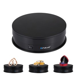 PULUZ 360 Degree Rotating Display, 15 cm Electric Turntable for Photography Video Shooting Props Jewellery, Max Load 33 Lb Black