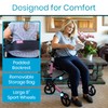 Vive Mobility Rollator Walker - Folding 4 Wheel Medical Rolling