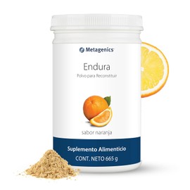 Metagenics | Electrolitos y Minerales - Fórmula en Polvo - Vitamina C, Magnesio, Potasio y Ácido Málico - Suplemento Alimenticio Para Actividad Física - Sabor Naranja - 38 porciones - Endura