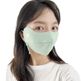 Besince Sports Mask, Face Mask, UPF 50+, UV Protection, Cooling Sensation, Cool Sensation, No More Stough, Quick Drying, Unisex, UV Protection, Washable Mask, Sun Protection, Sunscreen, Cool, Face