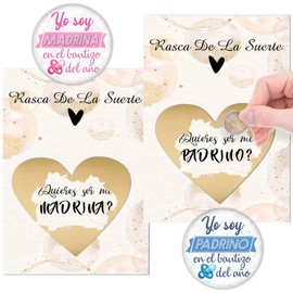 Scratch Cards Pregnancy Announcement, You Will Be Grandparents, You Want My Godfather, Best Man (Modern)