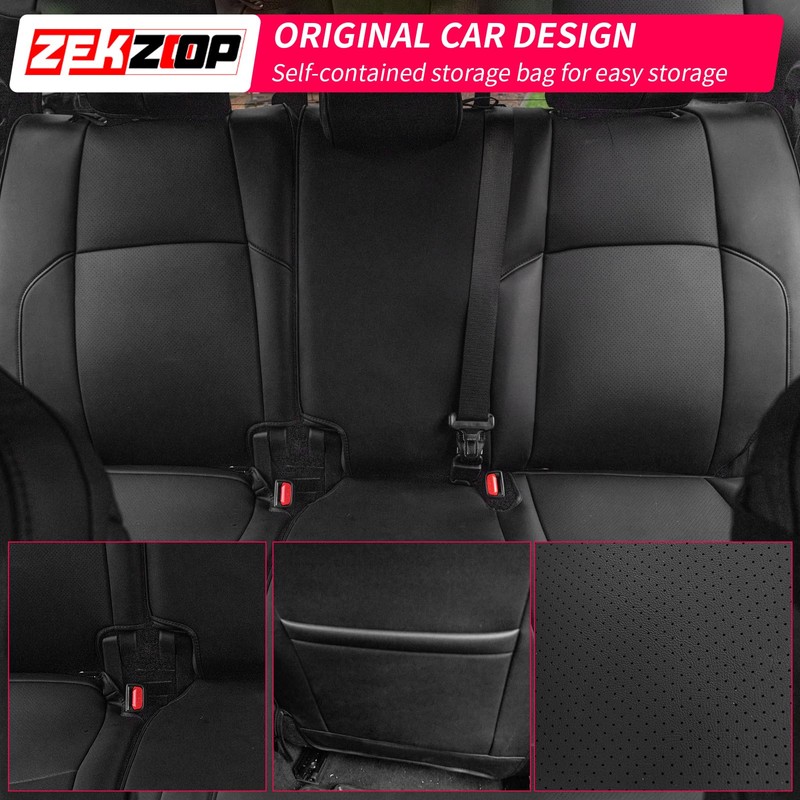 Zekzoop Seat Cover Compatible with 2024 2025 Toyota Tacoma Seat