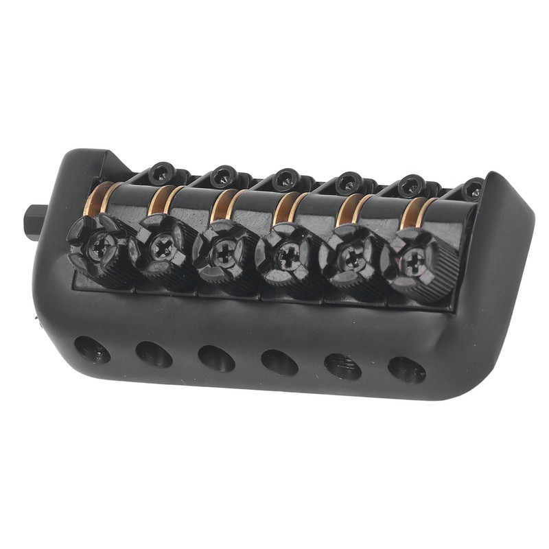 Headless Guitar Bridge Tailpiece 6 String Saddle with Worm Involved