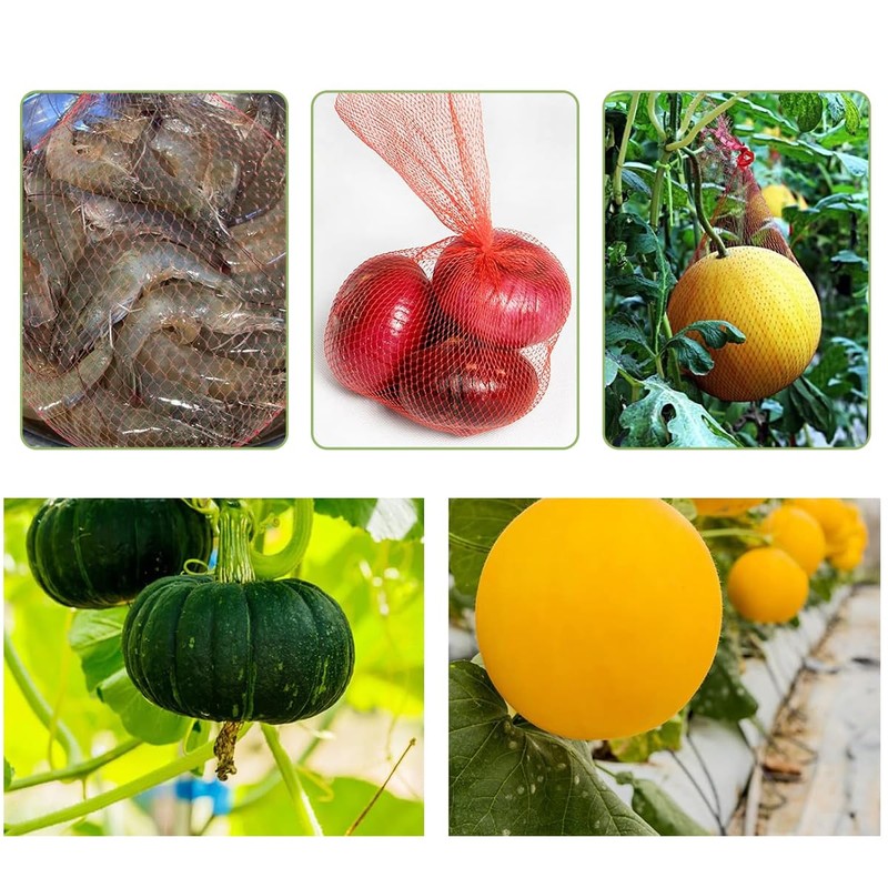 Ruayia Pack of 50 Watermelon Nets, Melon Nets for Garden,