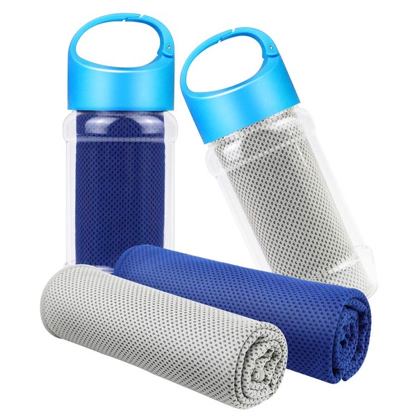 Megawodar Sports Towel (Combo Set of 2) for Instant Cooling