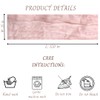 EVALYN EVE Pink Table Runner Cheesecloth Table Runner with 2