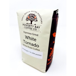 White Coffee - 2lb Bag of White Coffee Beans Roasted By Poverty Bay Coffee Co, Ground White Coffee, Special Grind - What is White Coffee? (2lb)