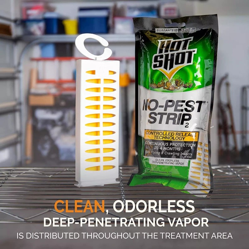 Repelente De Insectos Hot Shot Tira Desmontable Para Plagas
