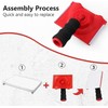 6 Pcs Paint Edger Replacement Pads, Paint Pad for Walls
