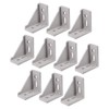 sourcing map Inside Corner Bracket Gusset, 60mm x 60mm for