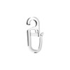 Interdeco Folding Hooks with Eyelet 6.2 mm Diameter, Clip Over