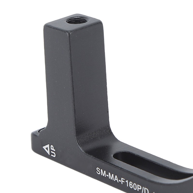 Bike Disc Brake Adapter Aluminium Alloy Black Mounting Bracket Converter