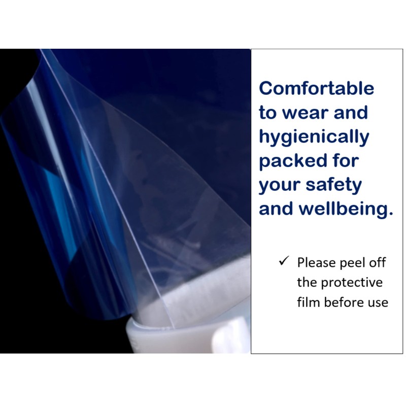 tp TRADEPROVIDER Mouth Shield, (20 pieces) Face Shield, Clear Anti-Fog,