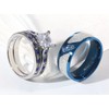 ringheart 2 His and Hers Ring Couple Rings White Gold