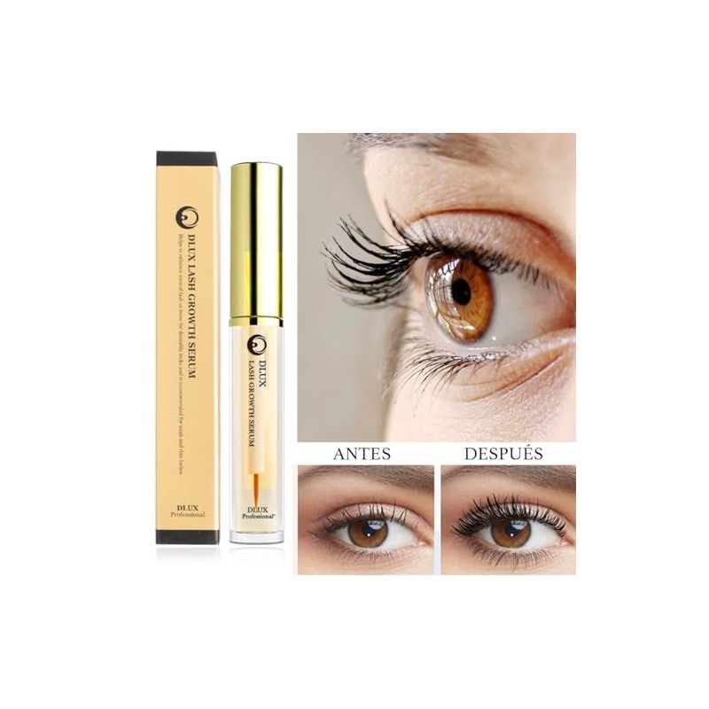 Dlux Lash Growth Serum; suero de crecimiento de pestañas