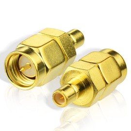 Eightwood DAB+ Antenna Adapter SMA Male to SMB Female 2 Pieces for Car Satellite Sirius XM DAB Radio Antenna Aerial Pigtail Cable Multi-Way