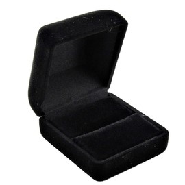 GNHG Black Velvet Ring Box Jewelry Gift Storage Box Suitable for Engagement, Proposal, Wedding