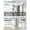 Touchless Automatic Liquid Soap Dispenser, Stainless Steel, Rechargeable